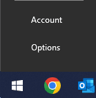 Åben Excel indstillinger